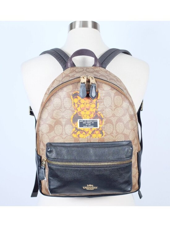 Coach Backpack CHARLIE VANDAL GUMMY BEAR leather monogram main image 13